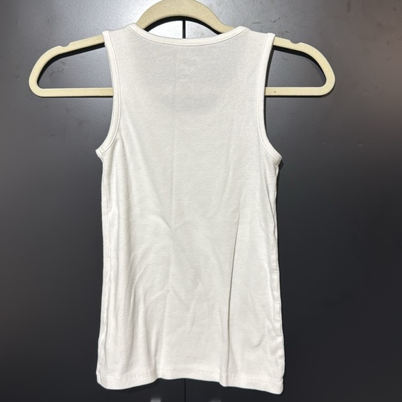 Girls | Kids Large 10/12 | White Tank Top - Picture 3 of 3